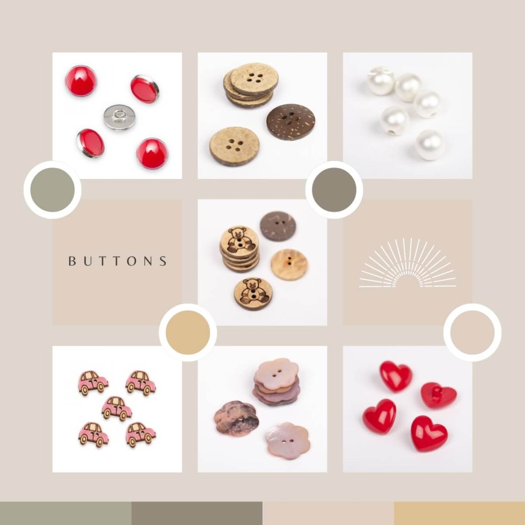 Όμορφα κουμπιά από φίλντισι, από ξύλο ή μέταλλο που θα ολοκληρώσουν και θα δώσουν την τελική πινελιά στις υπέροχες χειροποίητες δημιουργίες σας.