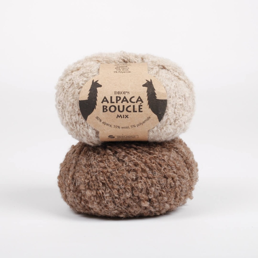 Το Alpaca Bouclé είναι ένα υπέροχο νήμα με ιδιαίτερη εμφάνιση από το εξαιρετικό αλπακά.