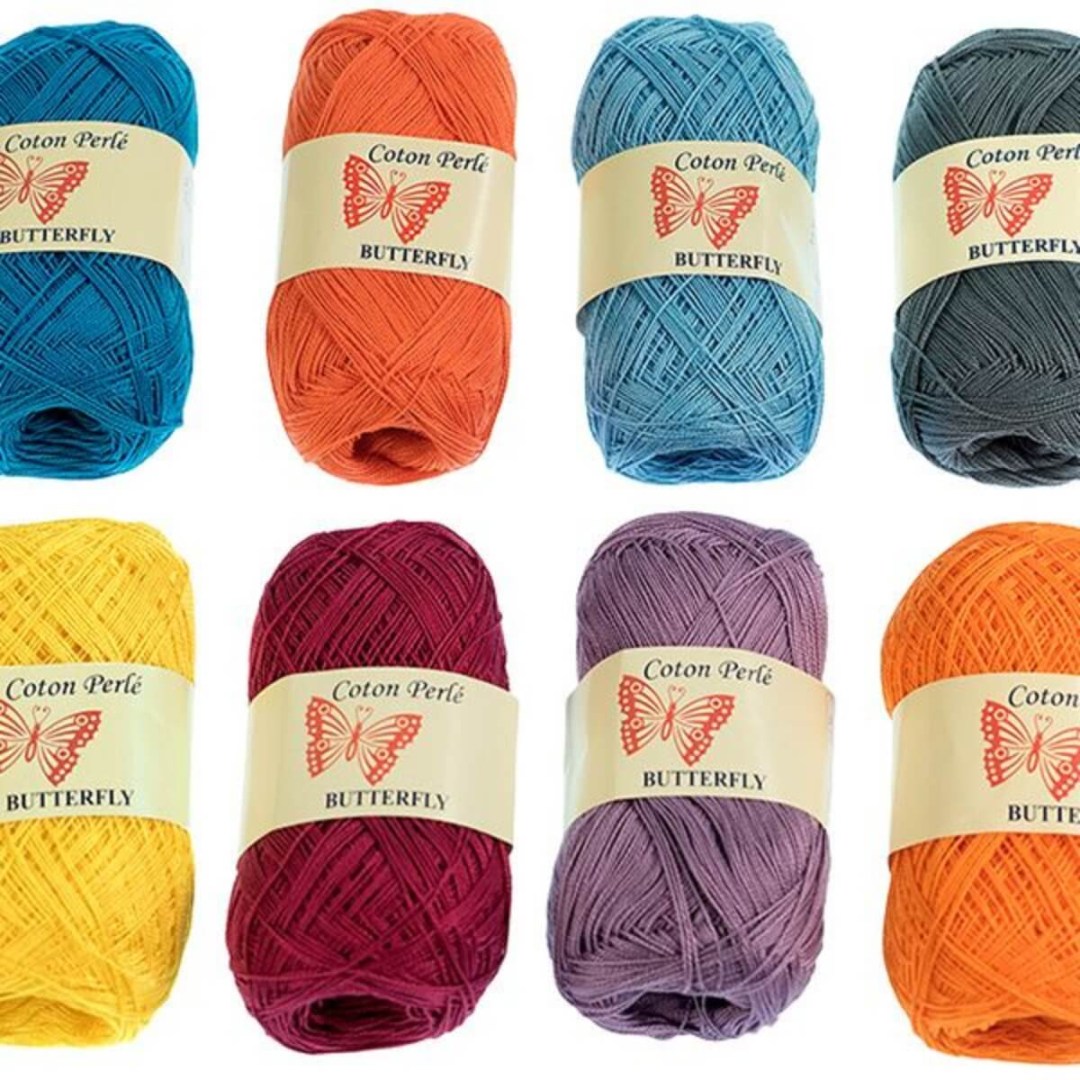 ο Cotton Perle είναι ένα 100% βαμβακερό νήμα άριστης ποιότητας της γνωστής σε όλους μας ελληνικής εταιρείας Πεταλούδα.