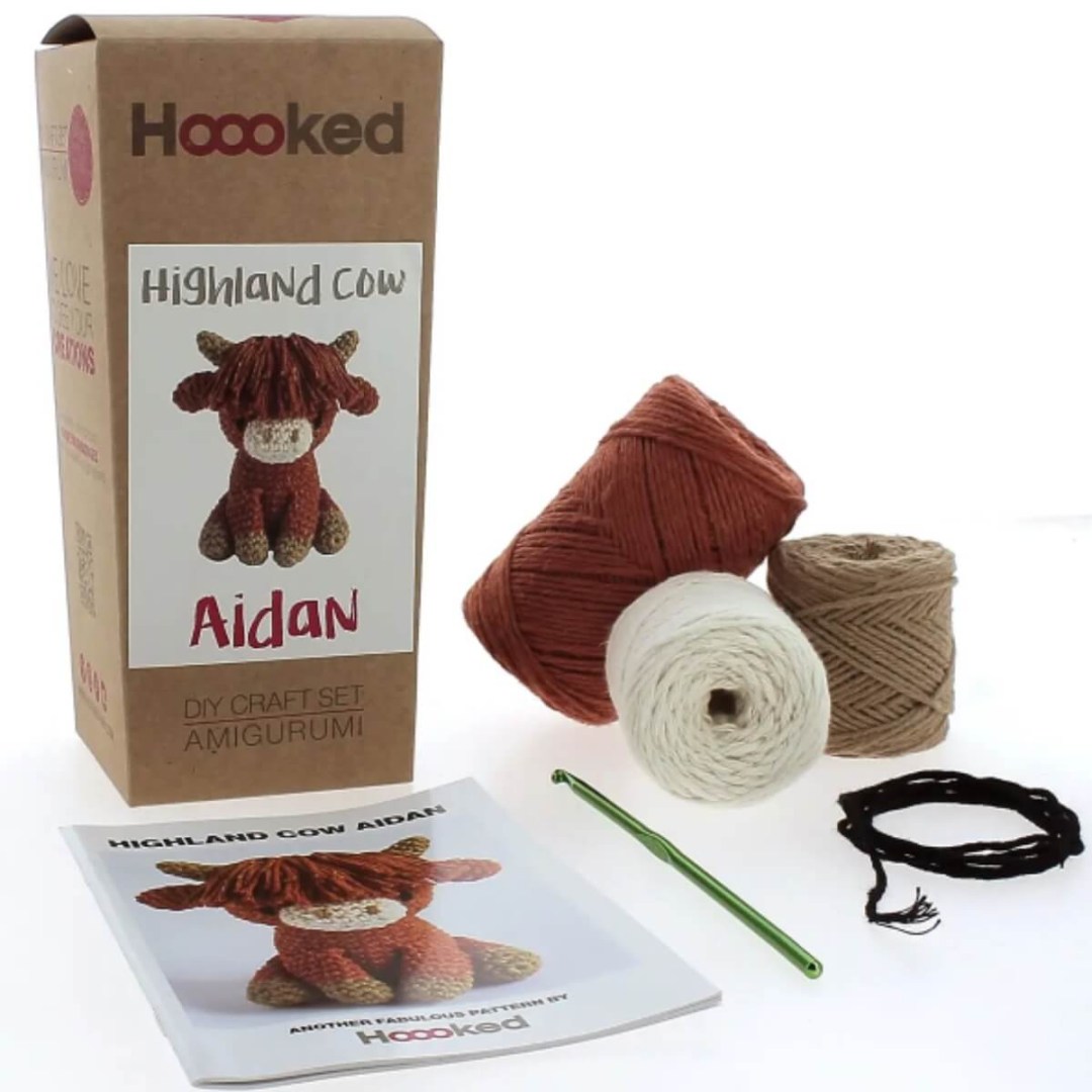 Αυτή είναι μια πολύ ωραία αγελαδίτσα amigurumi Highland Aidan που μπορείτε να πλέξετε!