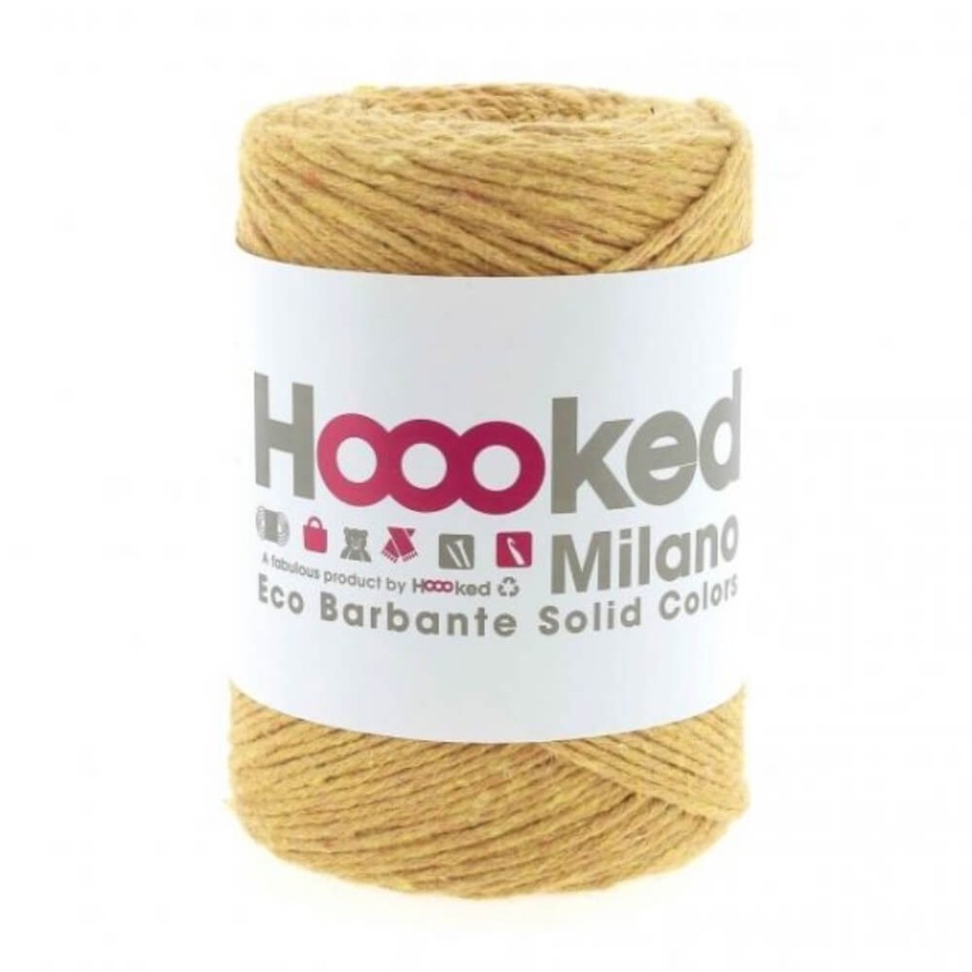 Υπέροχο ανακυκλωμένο βαμβακερό νήμα Hoooked Milano Eco Barbante, ιδανικό για κάθε δημιουργία! Μαλακό, ανθεκτικό και φιλικό προς το περιβάλλον. Διατίθεται σε κουβάρια 50g (50m) και 200g (200m) και έχει πάχος 3mm