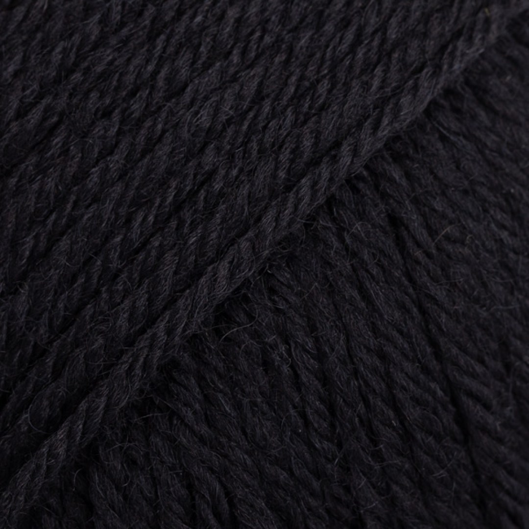 navy blue uni colour 09 DROPS Fiesta uni colour 10, black black