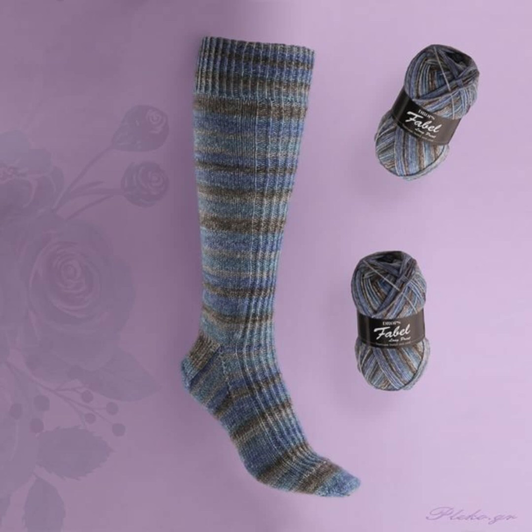 Χειροποίητες ανδρικές κάλτσες πλεγμένες με Drops Nord — μείγμα αλπακά, μαλλιού και πολυαμιδίου. Ζεστές, ανθεκτικές και μοναδικές!