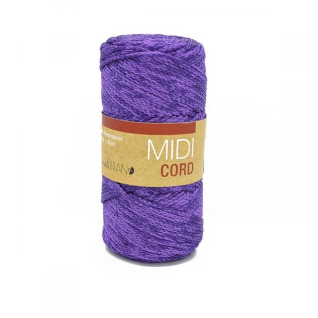 Το Midi Cord ανήκει στην ίδια οικογένεια με το Slim Cord. Είναι ένα νήμα λίγο πιο παχύ διατηρώντας όμως τη σταθερότητα και το υπέροχο αποτέλεσμα. 